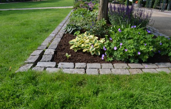 Stone Edging Installation in Iowa City