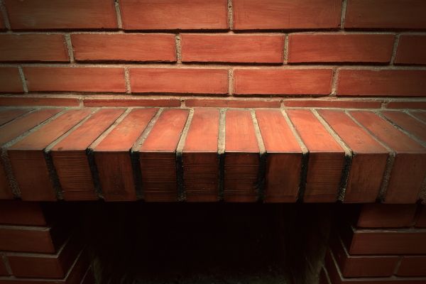 Brick Mantel Installation in Iowa City