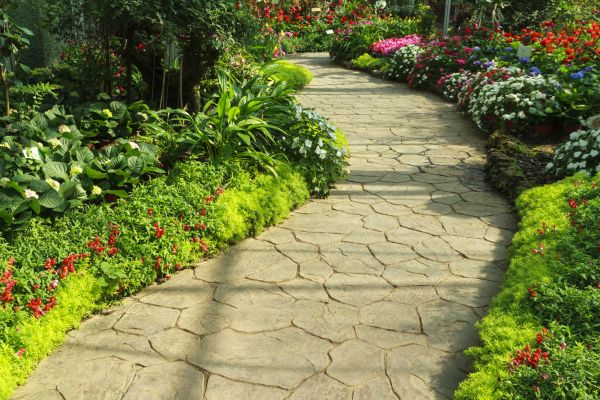 Stone Pathway Edging